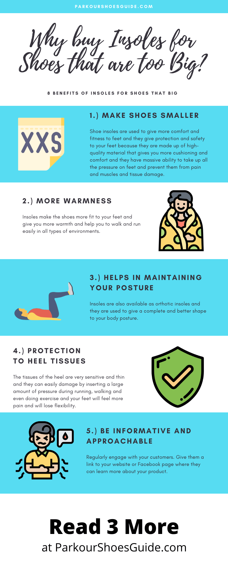 Infographics: Best Insoles for Shoes that are too Big